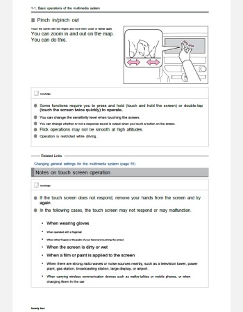 subaru solterra 2022-2023 navigation & multimedia manual (jdm)